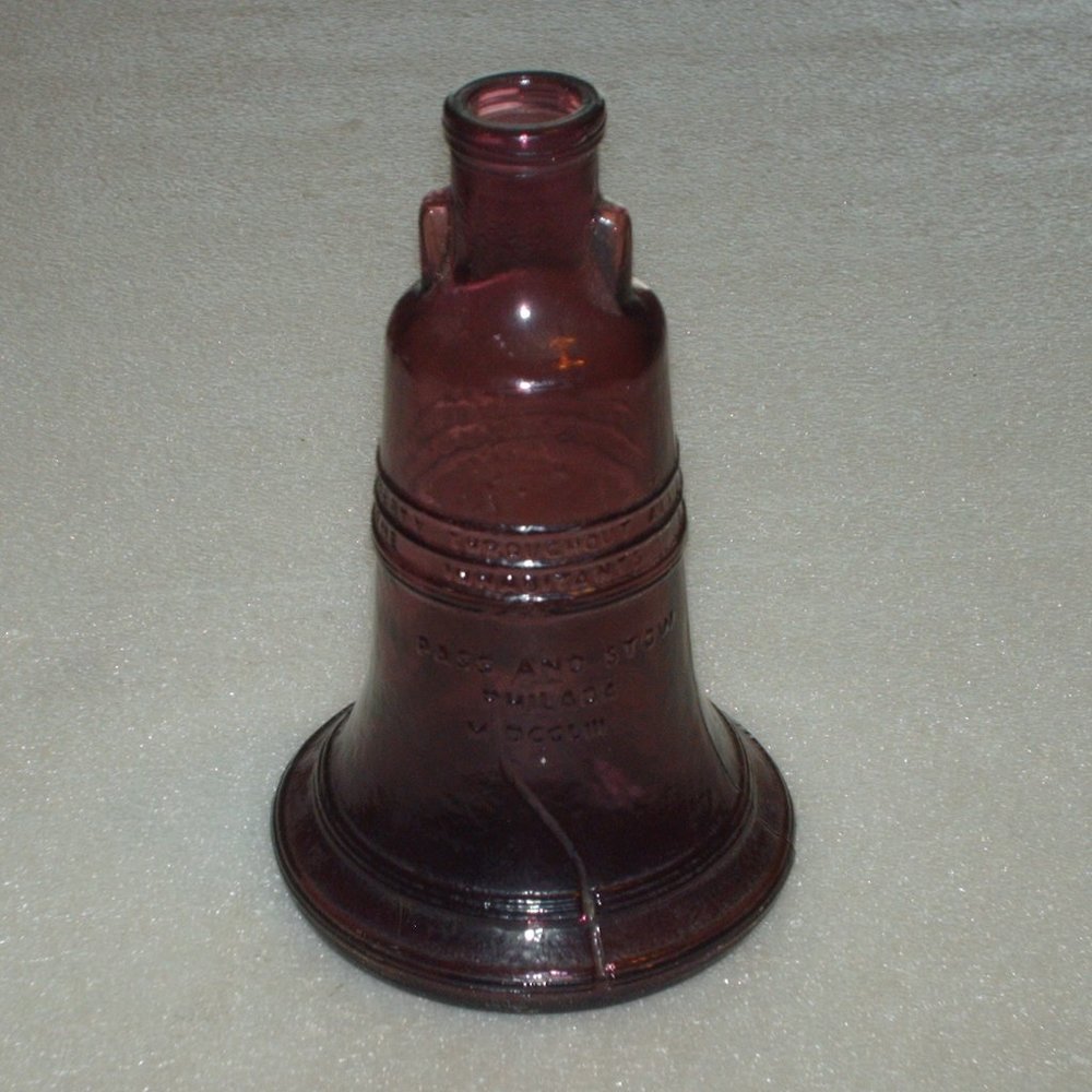 Vintage purple Wheaton N.J. glass bottle